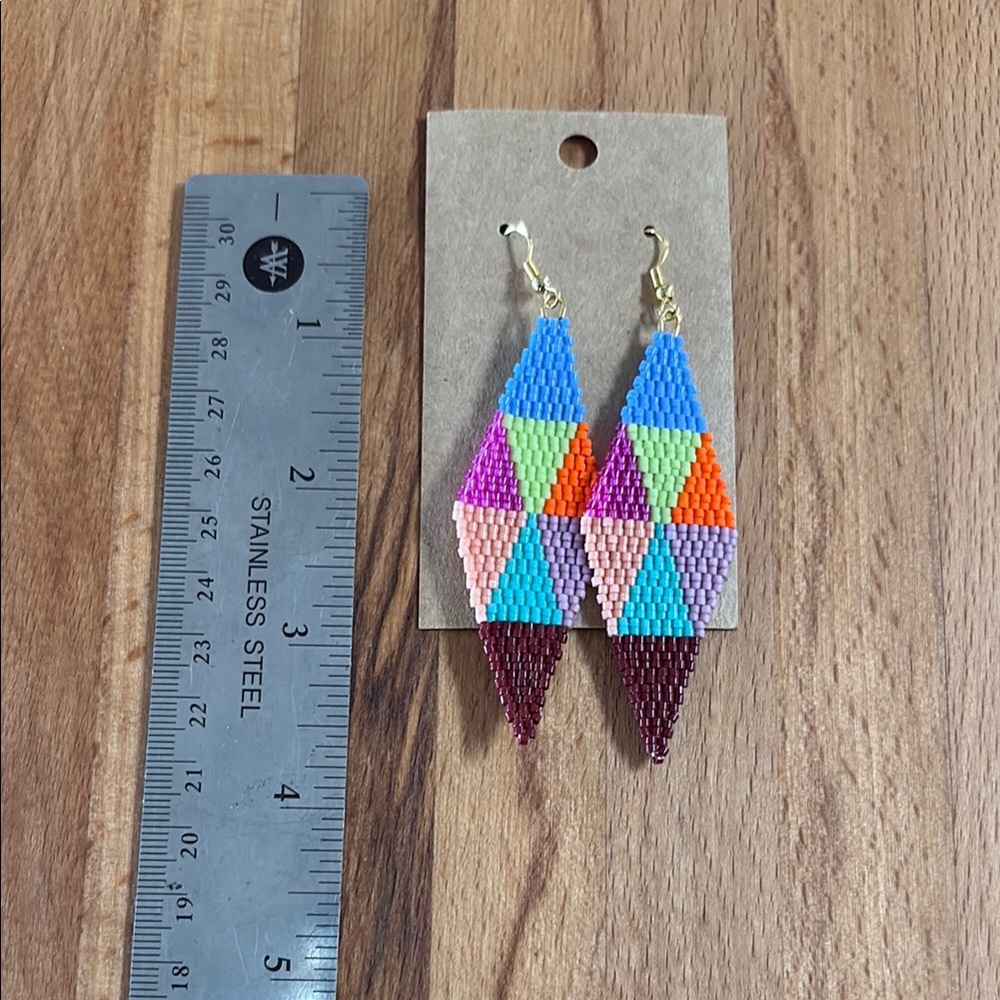 Colorful Beaded Earrings